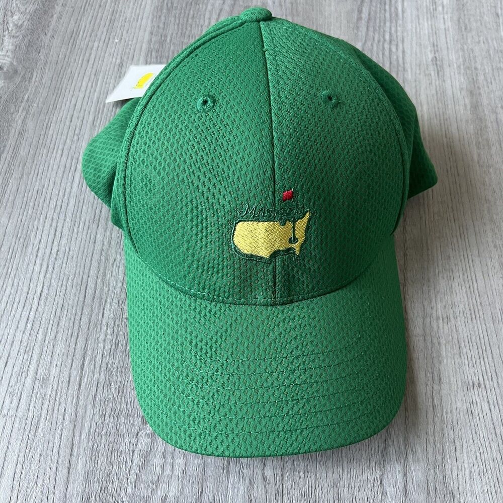 Masters Golf Green Performance Tech Hat SnapBack